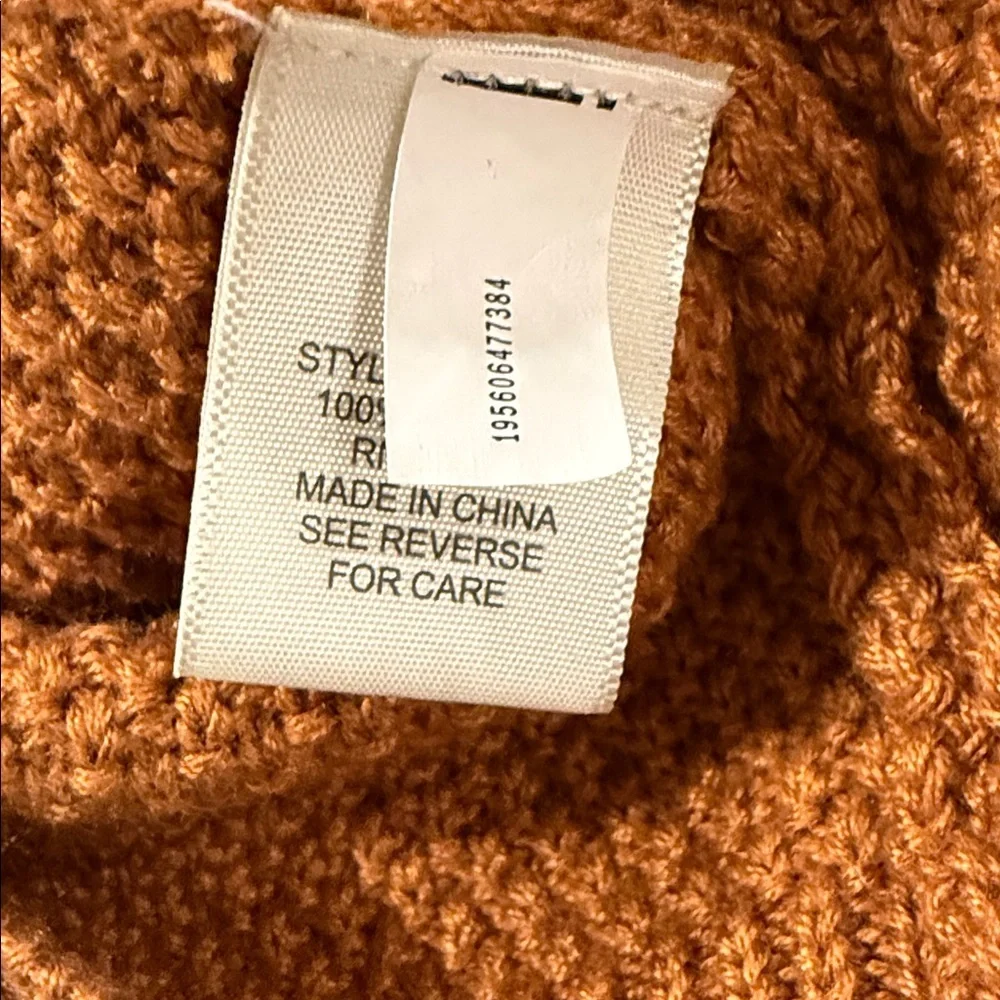 Ultra Flirt Rust Knit Fitted Open Back Boho Chic Cowgirl Halter Style Dress - Picture 7 of 11